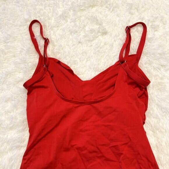 Jantzen Classics Red Ruched Front One Piece Swimsuit - Picture 7 of 9